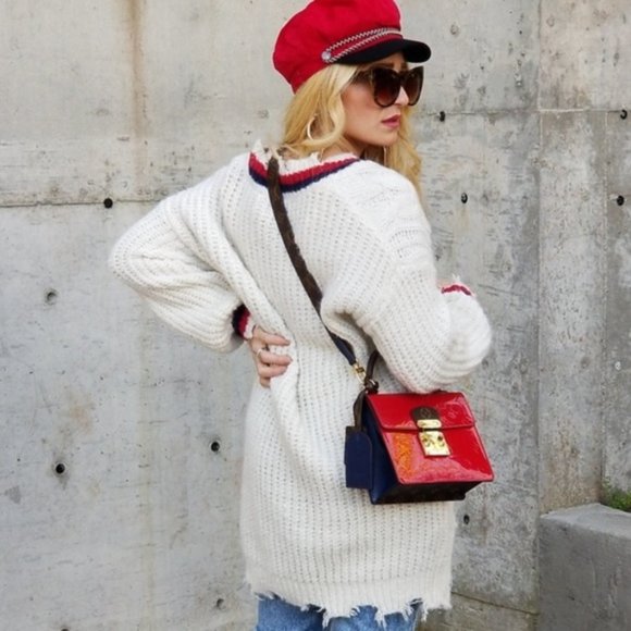 RIANNA Frayed Distress Sweater - Picture 3 of 4